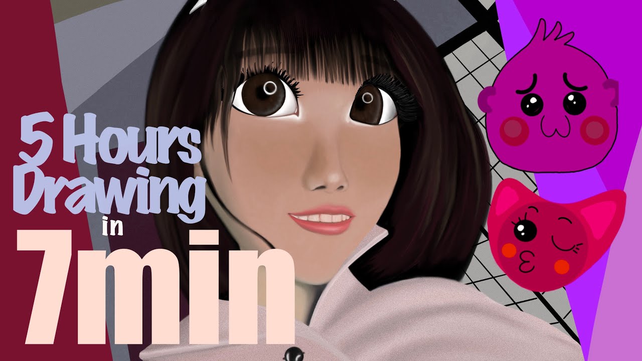 Drawing this ADORABLE Kawaii Anime Girl in Procreate – 5h Speedpaint Timelapse