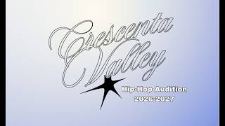 Hip-Hop Audition | CVHS Dance 2026-2027