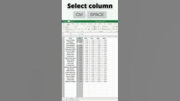 10 Excel Shortcuts you need to know! #excel #exceltips #exceltrick #msexcel #shorts