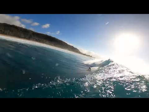 POV RAW CLIPS CAUGHT INSIDE AT THIRD REEF PIPE