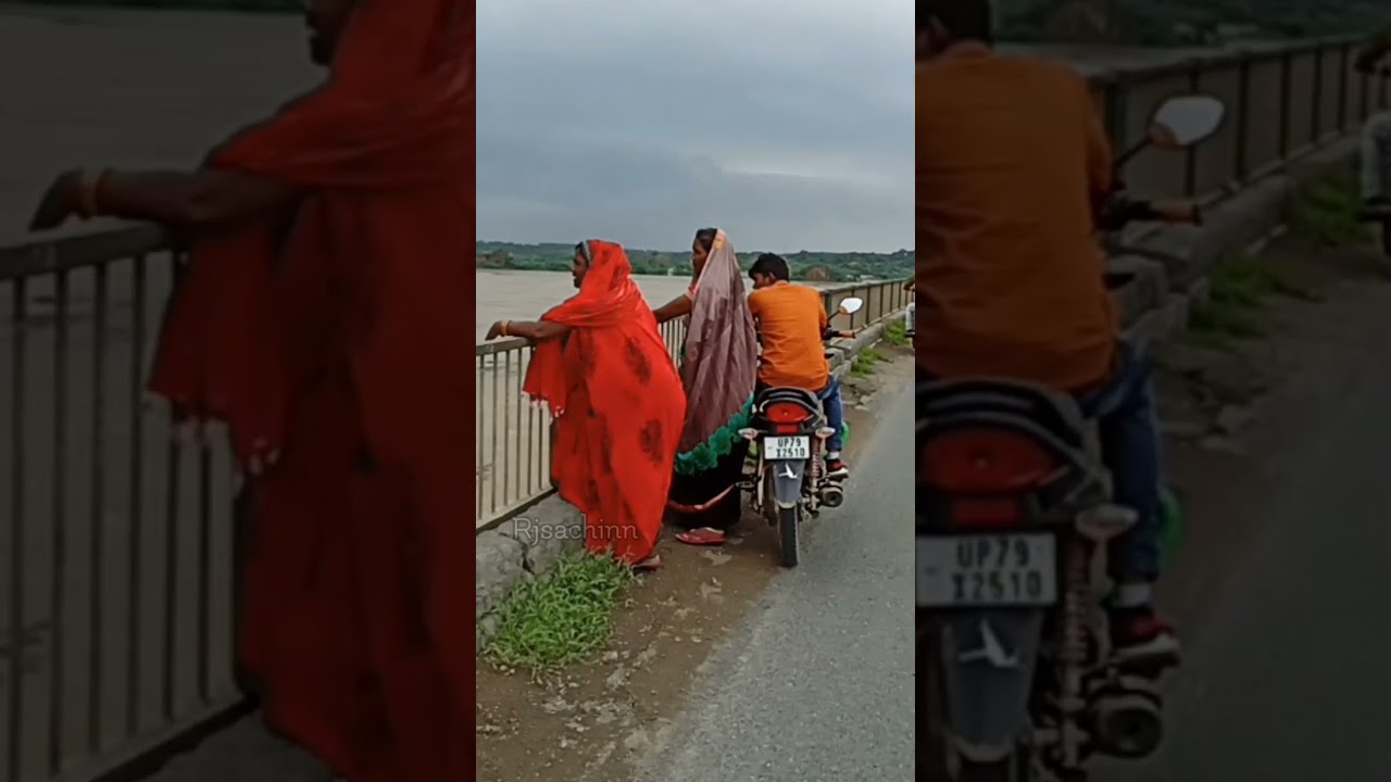 औरैया यमुना नदी में एक बार फिर से बाढ़ 