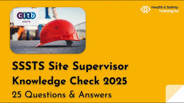 Official SSSTS Knowledge Check 2025 | 25 Questions & Answers