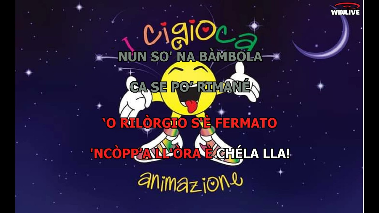 Cinzia Oscar  Nun so na bambola  Karaoke
