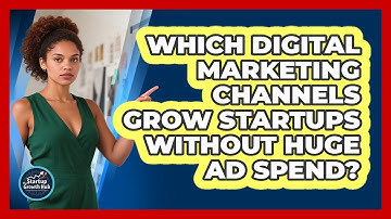 Which Digital Marketing Channels Grow Startups Without Huge Ad Spend? - The Startup Growth Hub