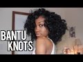HOW TO: BANTU KNOTS ON STRAIGHT HAIR | Angelique Brown