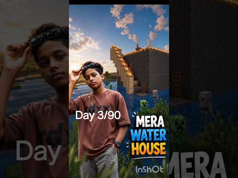 mera water house #house #water #minecraft #youtubeshorts #gaming #shorts #short