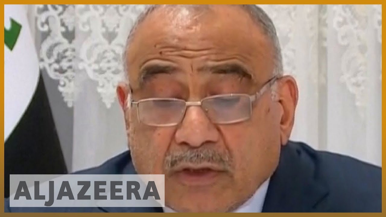 رئيس الوزراء العراقي يدعو إلى إجراء محادثات في ظل تحدّي آلاف المتظاهرين لحظر التجول
