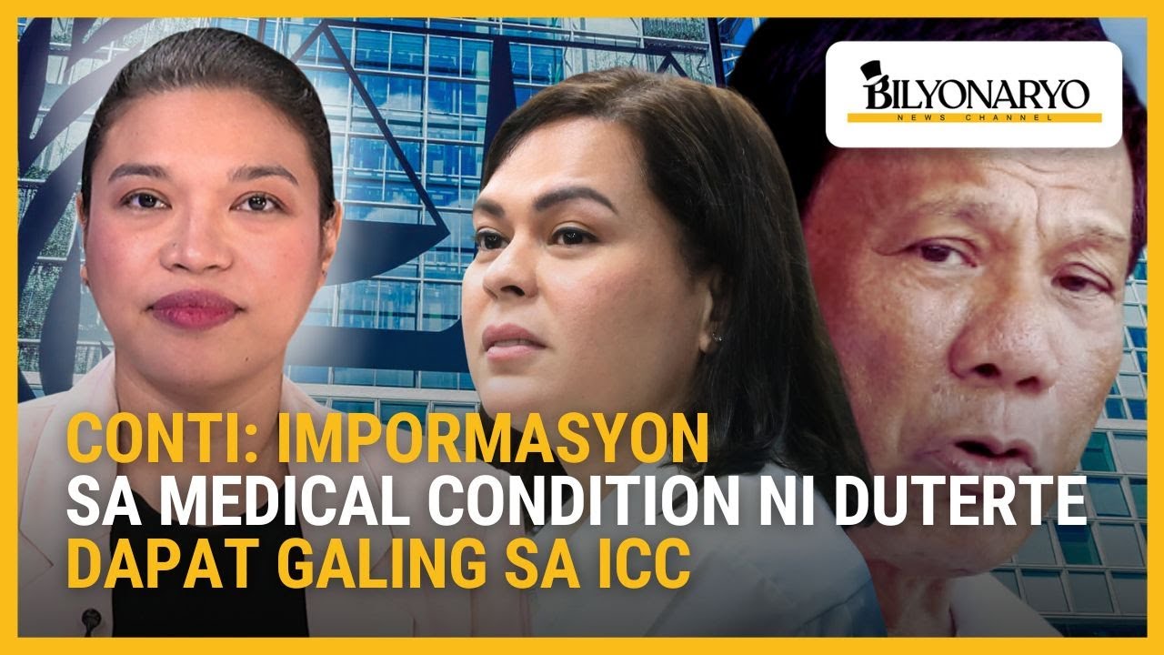 Conti: Impormasyon sa medical condition ni Duterte dapat galing sa ICC | Agenda Weekend
