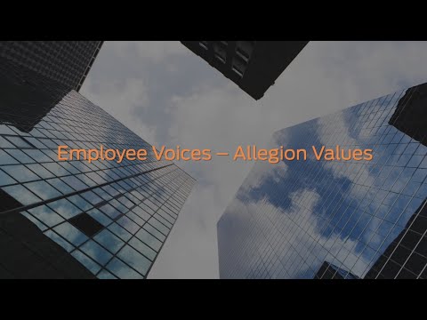 Employee Voices: Allegion Values