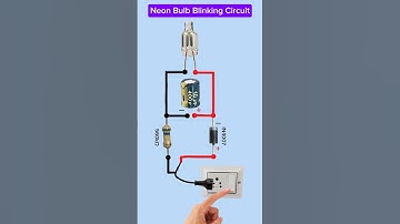 💡 Neon Bulb Blinking Circuit| Flashing Circuit Working Explanation #shorts #experiment #working