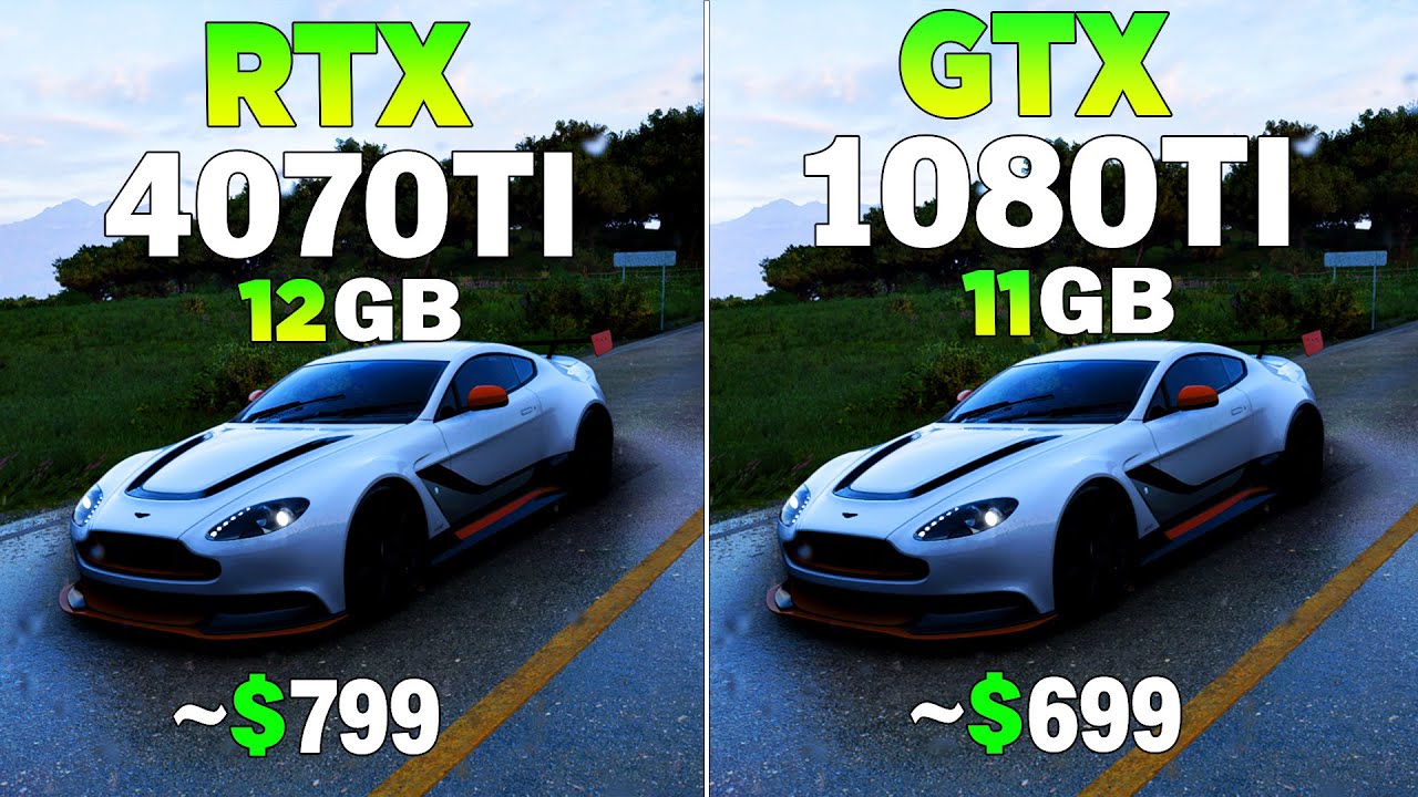 RTX 4070 Tİ vs GTX 1080 Tİ - Test in 8 Games - YouTube