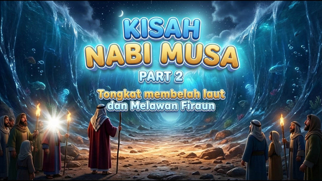 MUKJIZAT TONGKAT AJAIB DAN MEMBELAH LAUTAN! - KISAH NABI MUSA PART 2 - RAMADHAN SERIES | EPS. 14