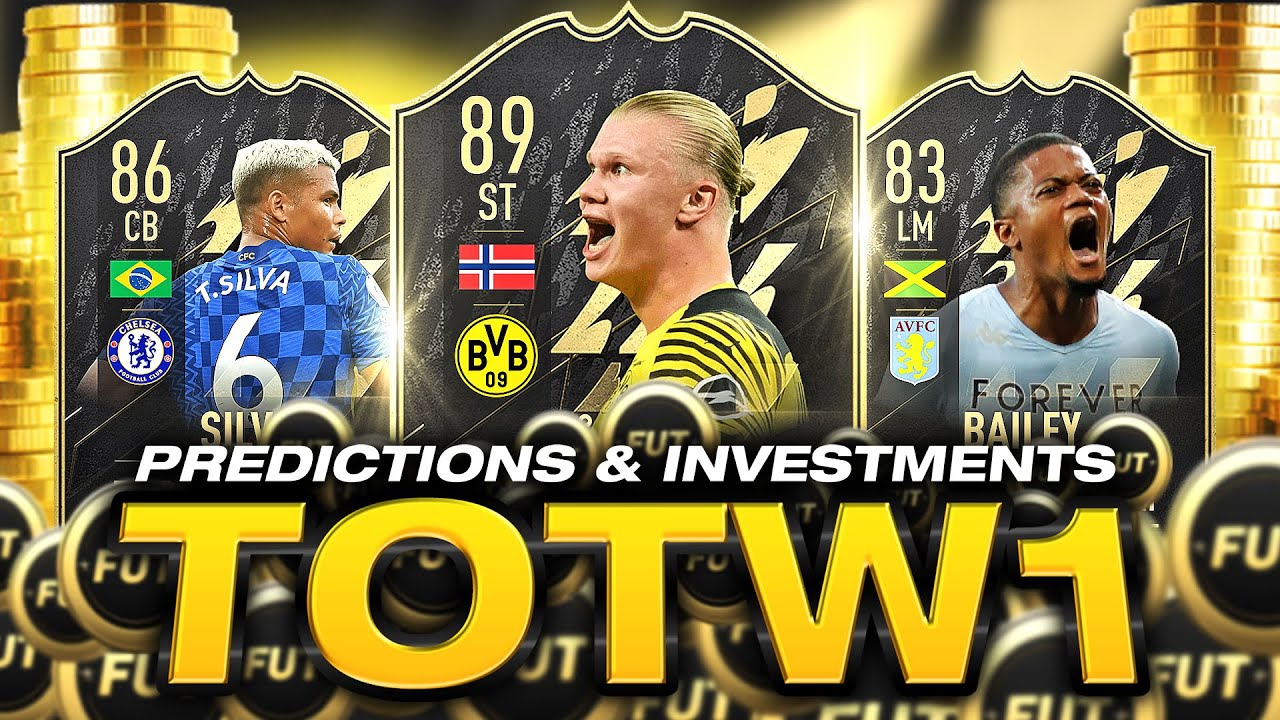 TOTW 1 Predictions & Investments on FIFA 22 | TEAM OF THE WEEK TRADING TIPS