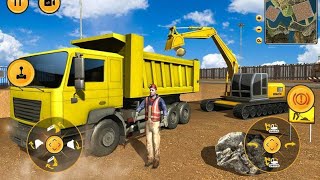 Ekskavatör kepçe kamyon oyunu - Heavy Excavator Construction Sim - Android Gameplay screenshot 4