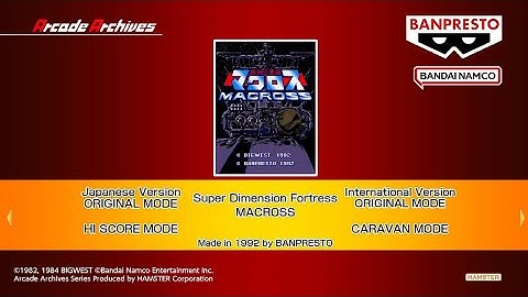 Arcade Archives Super Dimension Fortress MACROSS Nintendo Swicth cheats codes(by ネオ•グランゾン)