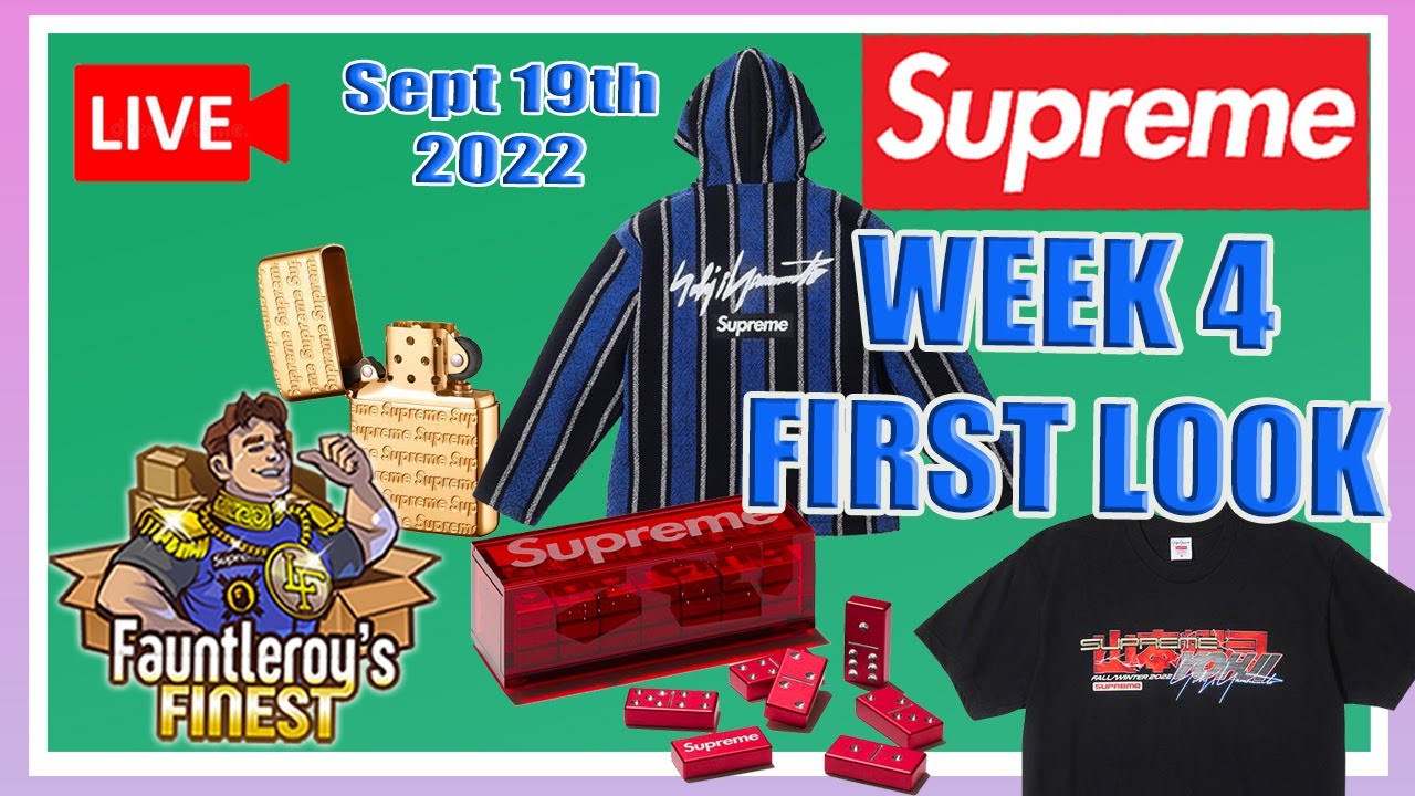 Supreme Week 4 First look LiveStream