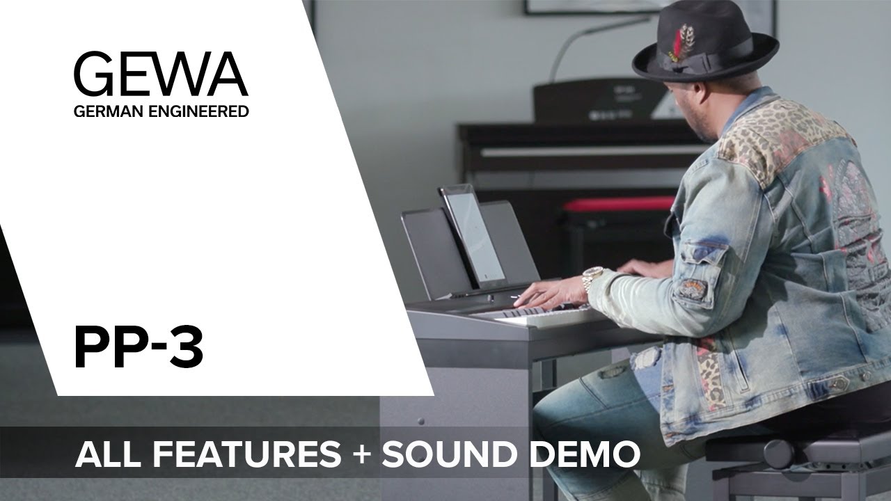 Digitaalipiano GEWA Portable Piano PP-3, ilman jalustaa