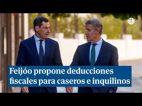 Feijóo proposes tax deductions for landlords and tenants if contracts are extended