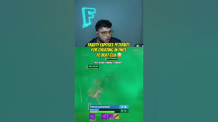 Peterbot is using cheats in fncs so that clix won’t win 😳 #shorts #fortnite #fncs #peterbot