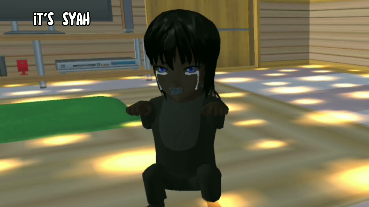 ll drama sakura school simulator ll bayi hitam yang nakal ll episode 1~~~🌸