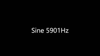 Sine 5901Hz Audio Only