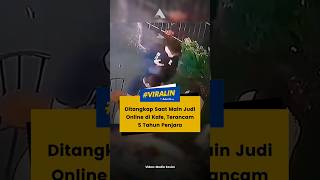 DITANGKAP SAAT MAIN JUDI ONLINE DI KAFE, TERANCAM 5 TAHUN PENJARA