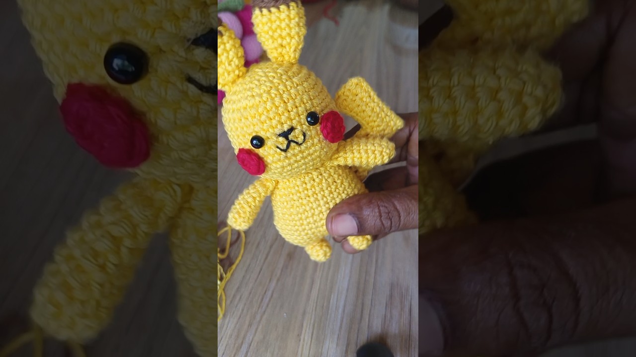 ഇവനാണ് ഇന്നത്തെ നമ്മുടെ താരം😚|crochet pikachu 