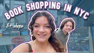 8 BOOKSTORES IN ONE DAY//Book shopping in New York City