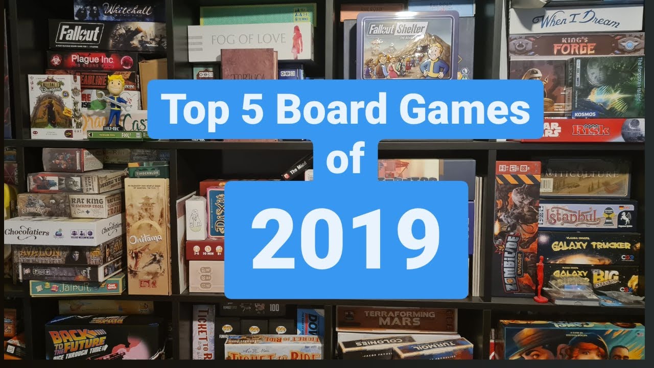 Top 5 Board Games From 2019