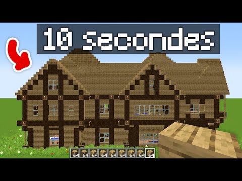 J&rsquo;ai laissé 10 secondes à 50 Joueurs pour construire la meilleure Maison Minecraft ! (tournoi)