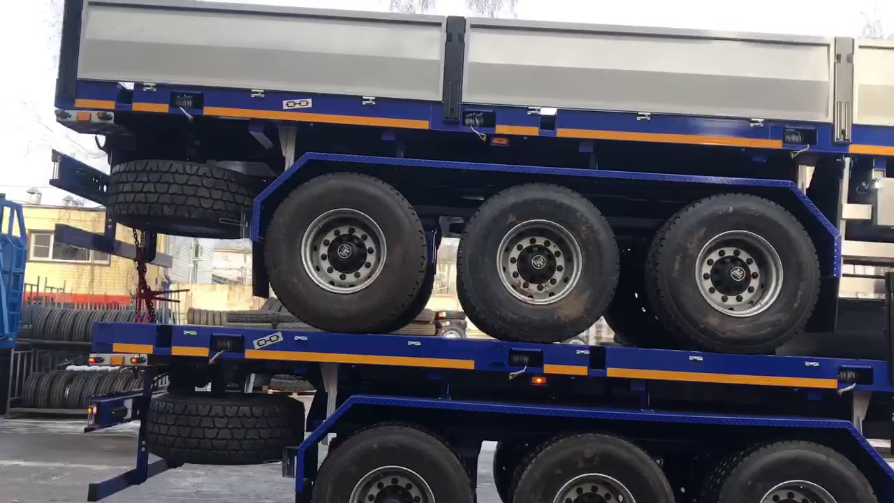 2020г. Отгрузка 10 ед полуприцепов Спецприцеп 994283 в ЯНАО.