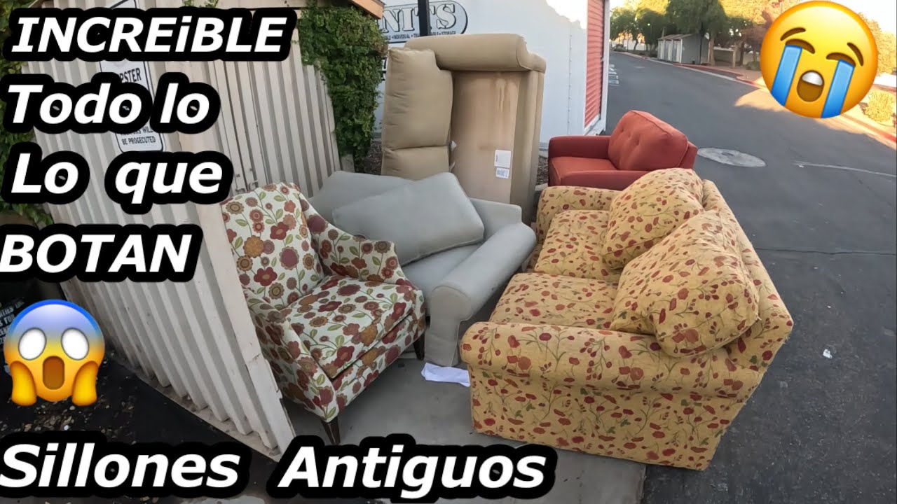 LO QUE TIRAN EN USA/👉INCREÍBLE BOTAN SILLONES Antiguos  