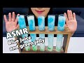 Drinking ASMR blue chia seeds and green jelly | drinking sounds | mukbang | IYO ASMR