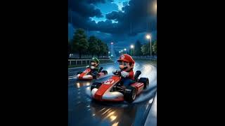 Mario U0026 Luigi Rainy Kart Race   Epic Wet Track Challenge