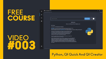 PYTHON and QT QUICK - Creating More Controls For Our Application [MODERN GUI] - #Video003