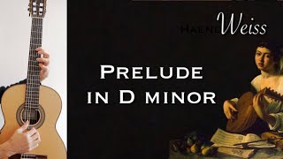 Prelude in D minor (S.L Weiss) Guitar, Tutorial, Sheet and Tab