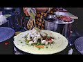 Mumbai style matka gravy dosa making  road side veg meal  indian street food