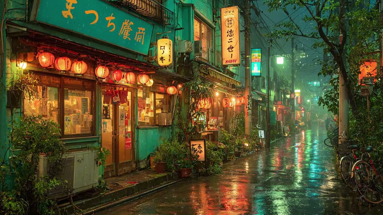 Whispers of Rain in Kyoto 🌧️ | Deep Sleep, Calm Nights & Lofi Ambience