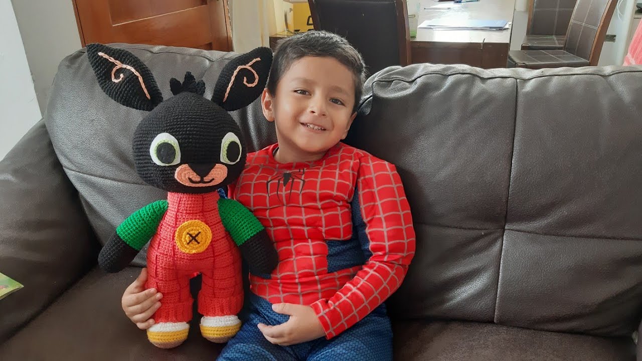 Bing Bunny Amigurumi Crochet - Proyecto Terminado