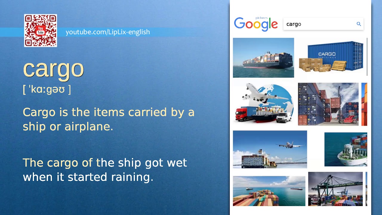 Cargo C2 level english vocabulary lesson, YouTube