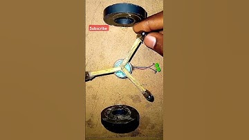 How to Make a Free Energy Generator Using a Magnet DC Motor |#shorts #science #dcmotor