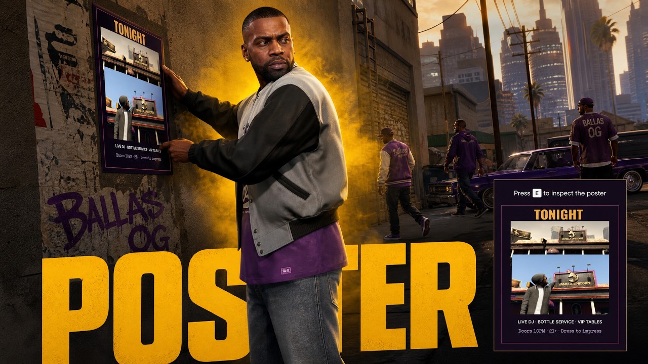 FiveM Poster System — Players Design & Place Real Posters Around the ...