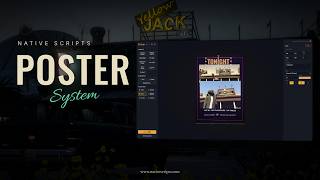 FiveM Poster System — Players Design & Place Real Posters Around the City | Native Scripts