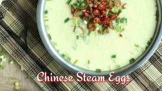 Chinese style Steam Eggs