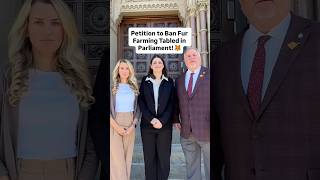 🦊🇨🇦 Petition to Ban Fur Farming Tabled in Parliament! #FurFarming #CdnPoli #AnimalJustice