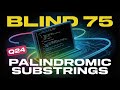 Blind 75 in JS | Q24: Palindromic Substrings in HINDI.