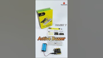 Learn Arduino Super Learning Kit Course:Active Buzzer🔊#shorts #keyestudio #arduino #stem #coding