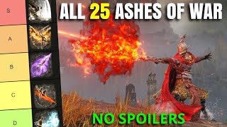 All 25 DLC Ashes of War Ranked! (NO SPOILERS) Elden Ring: Shadow of the Erdtree