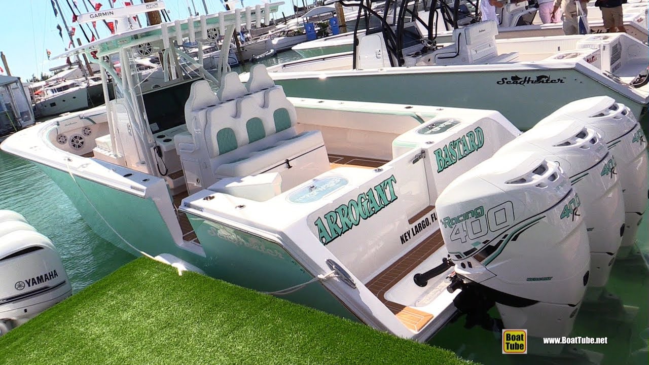 2019 Sea Hunter Tournament 31 Center Console boat Walkaround 2019