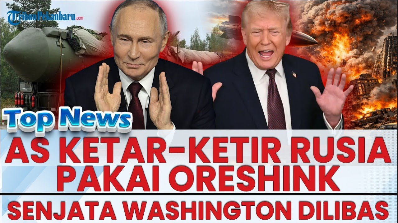 🔴AS KETAR-KETIR PUTIN PAKAI RUDAL Kiamat Oreshnik Gempur Wilayah Ukraina, Senjata Washington Dilibas